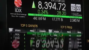 IHSG Hari Ini Tembus 8.602, Menkeu Purbaya Sebut “To The Moon”