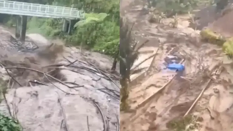 Banjir di Guci Tegal Terjang Objek Wisata,  Sejumlah Fasilitas Rusak