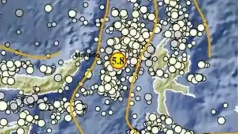 BMKG Terkini, Gempa M 5,8 Guncang Jailolo Maluku Utara (Malut)