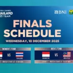 Jadwal Final Bulu Tangkis SEA Games 2025 Beregu Putra dan Putri