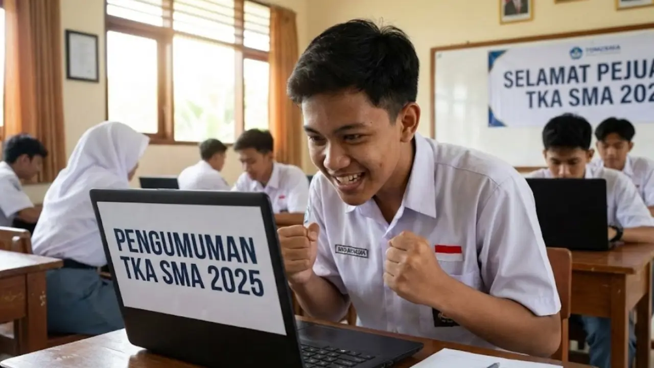 Pengumuman Hasil TKA SMA 2025 Dijadwalkan 23 Desember, Cek Jadwalnya! Pengumuman Hasil TKA SMA 2025 Dijadwalkan 23 Desember, Cek Jadwalnya!
