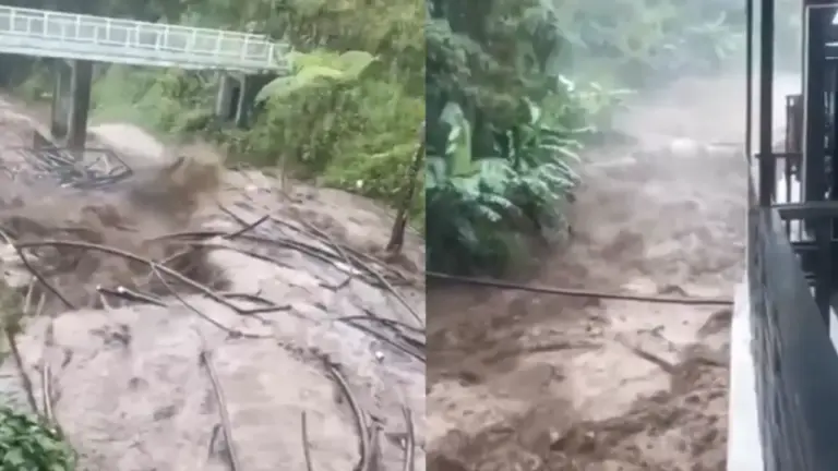 Video Viral Banjir Bandang di Guci Tegal Sapu Ribuan Pipa Air Panas Milik Hotel Video Viral Banjir Bandang di Guci Tegal Sapu Ribuan Pipa Air Panas Milik Hotel