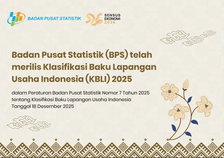 BPS Resmi Rilis KBLI 2025 Guna Akomodir Transformasi Ekonomi Digital BPS Resmi Rilis KBLI 2025 Guna Akomodir Transformasi Ekonomi Digital