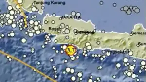 (BMKG terkini) Gempa M 3,7 Guncang Bandung Hari Ini