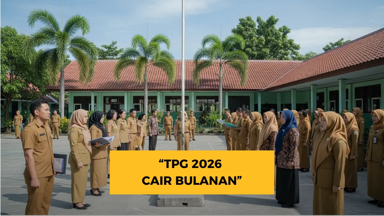 TPG 2026 Cair Bulanan: Ini Jadwal dan Syarat Wajib Guru