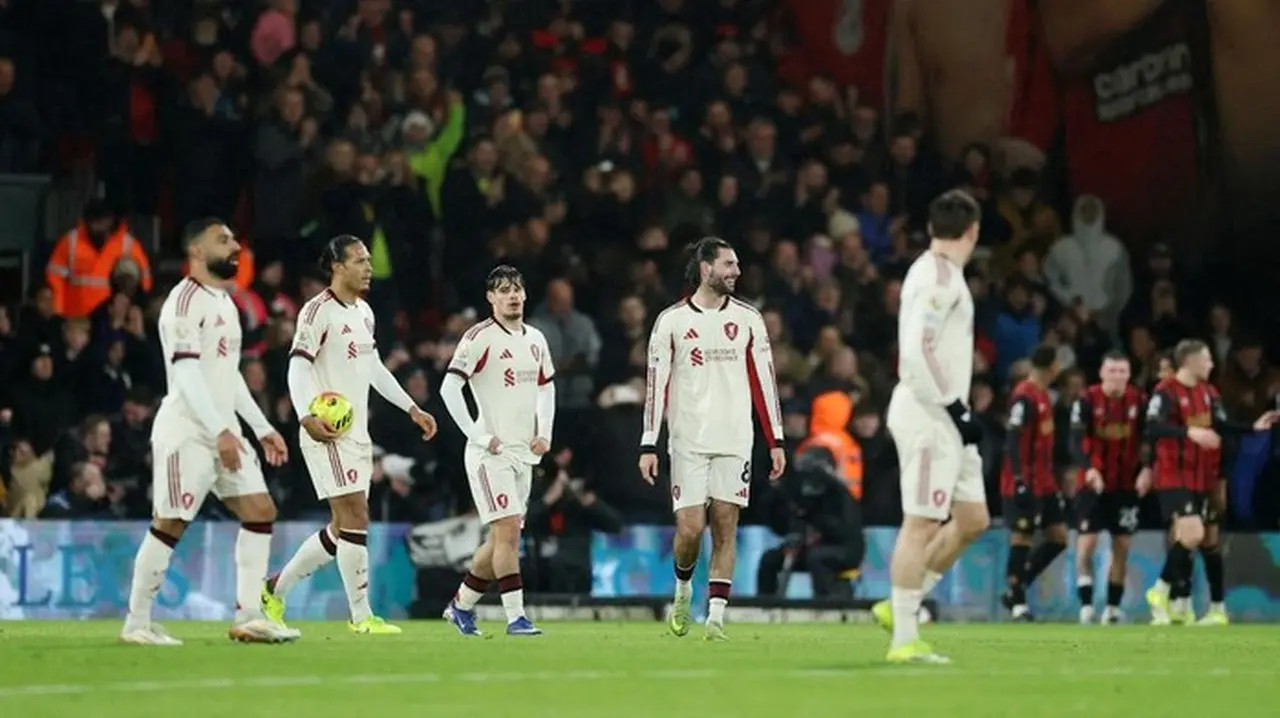 Tiga Kali Kalah di Menit Akhir, Liverpool Catat Sejarah Tragis di Liga Inggris Musim Ini