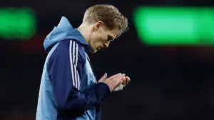 Arsenal Kalah di Kandang, Odegaard Akui Performa Tim Tak Memadai
