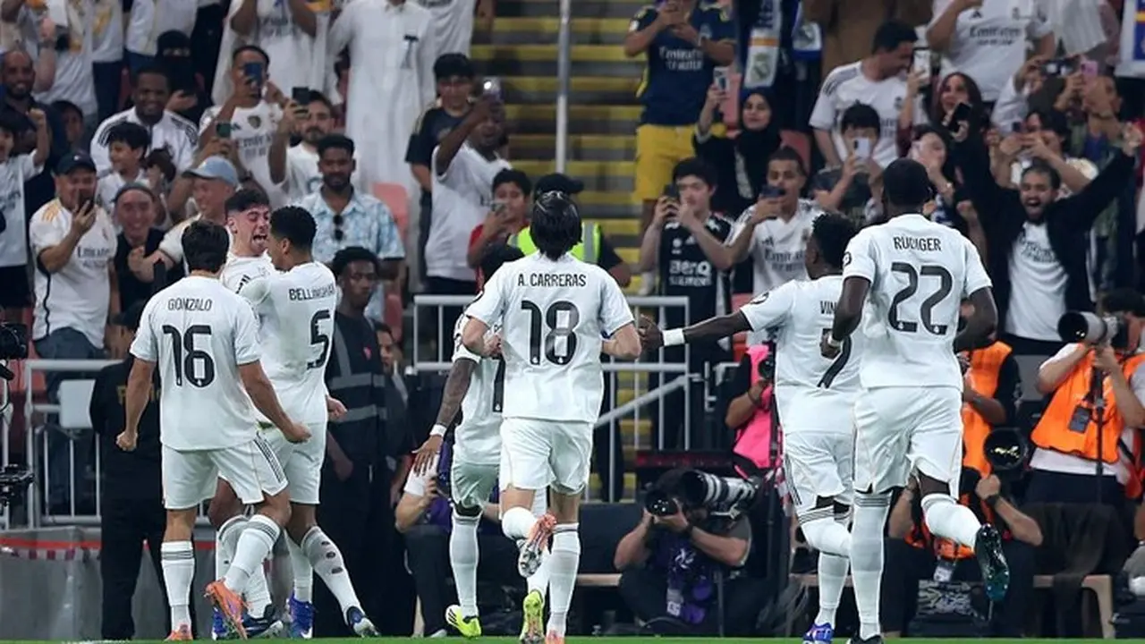 Derby Madrid Berakhir 2-1, Real Madrid Melaju ke Final Piala Super Spanyol Hadapi Barcelona Derby Madrid Berakhir 2-1, Real Madrid Melaju ke Final Piala Super Spanyol Hadapi Barcelona