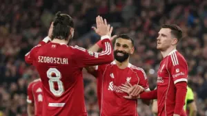 Liverpool Pesta Gol 6-0 ke Gawang Qarabag, Lolos ke 16 Besar Liga Champions