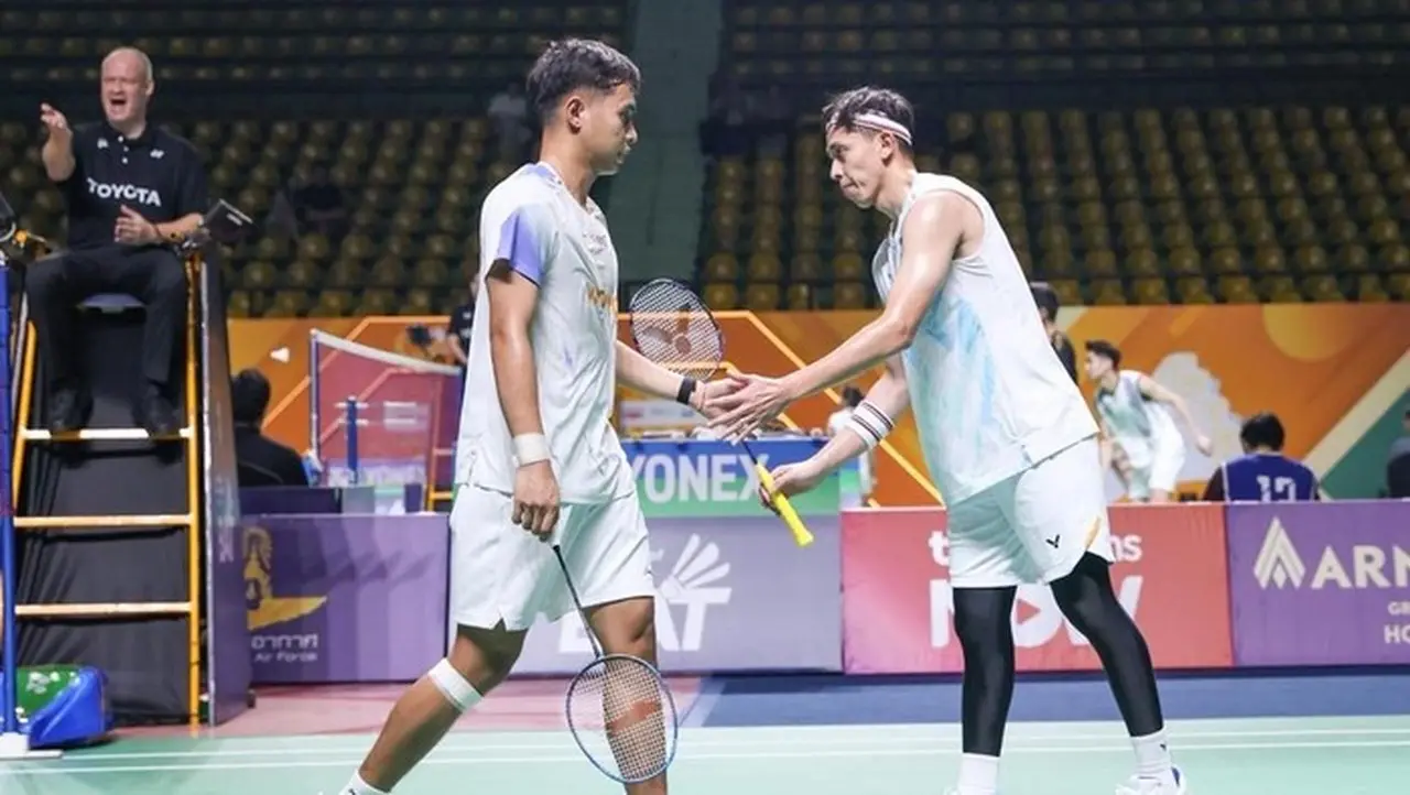 Rahmat Hidayat dan Rian Ardianto Bersyukur Tembus Semifinal Thailand Masters 2026 Rahmat Hidayat dan Rian Ardianto Bersyukur Tembus Semifinal Thailand Masters 2026