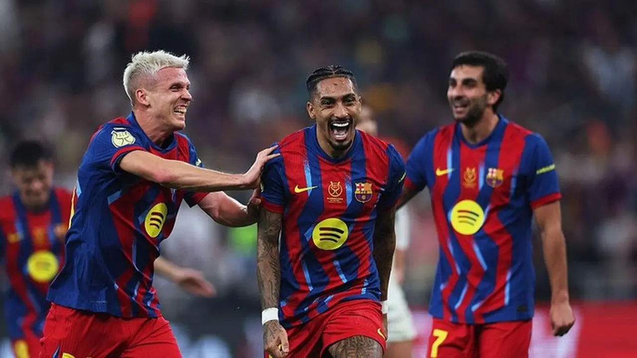 Barcelona Pertahankan Gelar Piala Super Spanyol Usai Taklukkan Real Madrid 3-2 dalam Duel Sengit