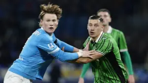 Napoli Raih Tiga Poin Penuh Usai Kalahkan Sassuolo 1-0 di Kandang Sendiri
