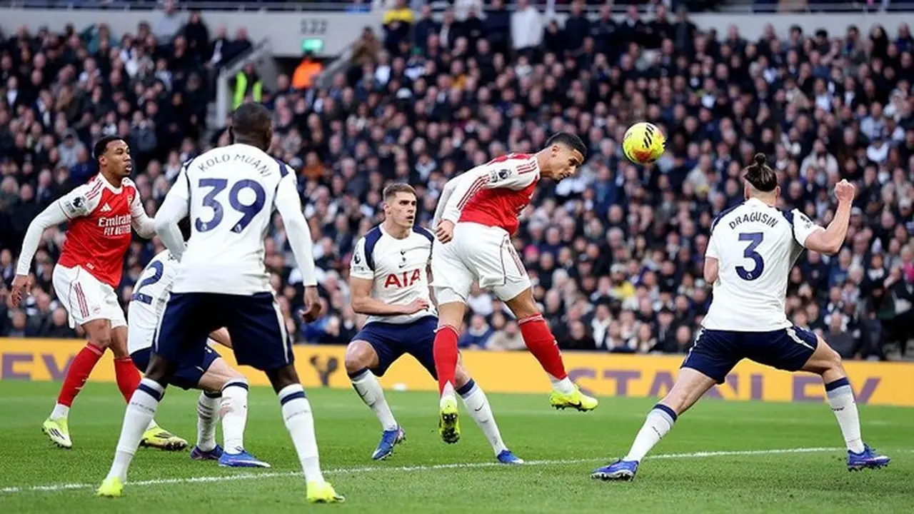 Tottenham Hotspur vs Arsenal Berakhir Imbang 1-1 di Babak Pertama Liga Inggris