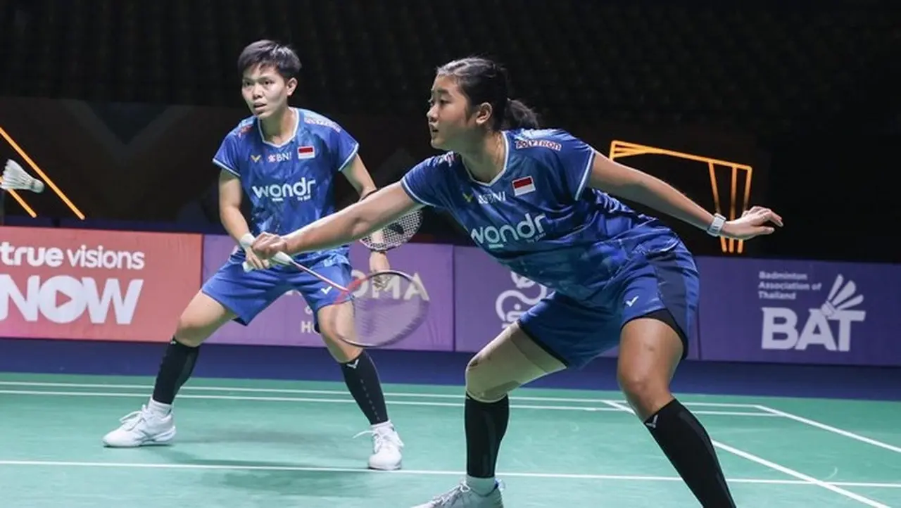 Hasil Final Thailand Masters 2026: Tiwi/Fadia Comeback Juara Usai Tundukkan Pasangan China