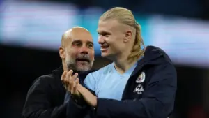 Pep Guardiola Tegaskan Erling Haaland Tetap Striker Terbaik Dunia Meski Performa Menurun