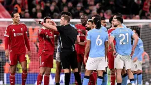 VAR Anulir Gol Cherki ke Gawang Liverpool, Pep Guardiola Bingung: Berikan Gol, Lalu Pulang!