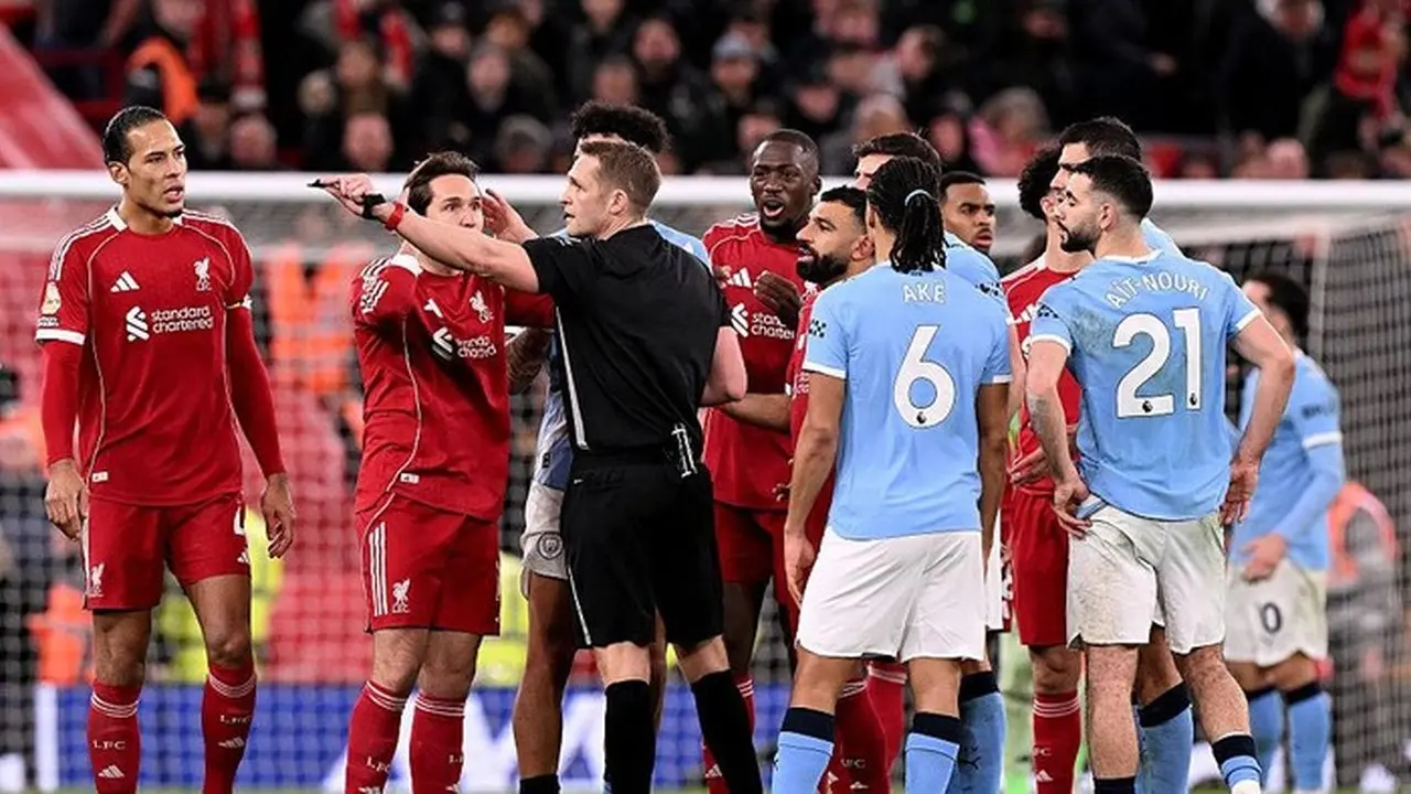 VAR Anulir Gol Cherki ke Gawang Liverpool, Pep Guardiola Bingung: Berikan Gol, Lalu Pulang!