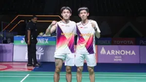Debut di All England 2026, Raymond/Joaquin Tak Sabar Cicipi Karpet Abu-abu Ikonik