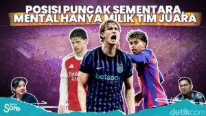 Persaingan Sengit Liga Top Eropa: Arsenal Imbang, Barcelona Tergelincir, Inter Milan Kokoh