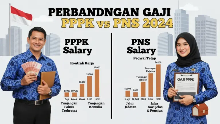 PPPK vs PNS 2026: Gaji Tahunan PPPK Rp46 Juta, PNS Rp67 Juta