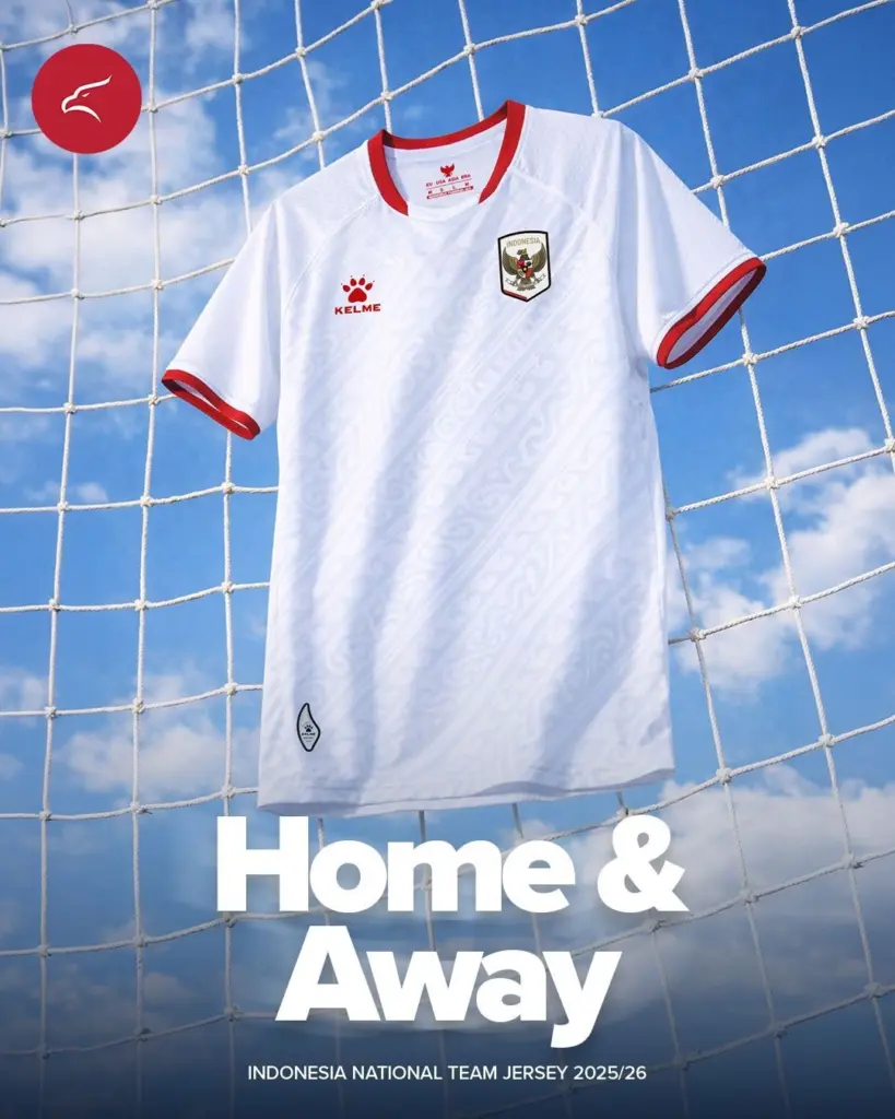 Penampakan Jersey Away Timnas Indonesia Kelme