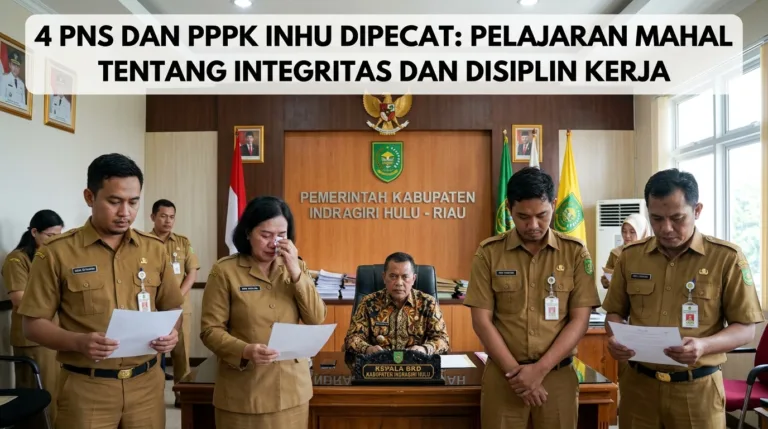 4 ASN dan PPPK di Inhu Dipecat: Pelajaran Mahal Soal Integritas dan Disiplin Kerja
