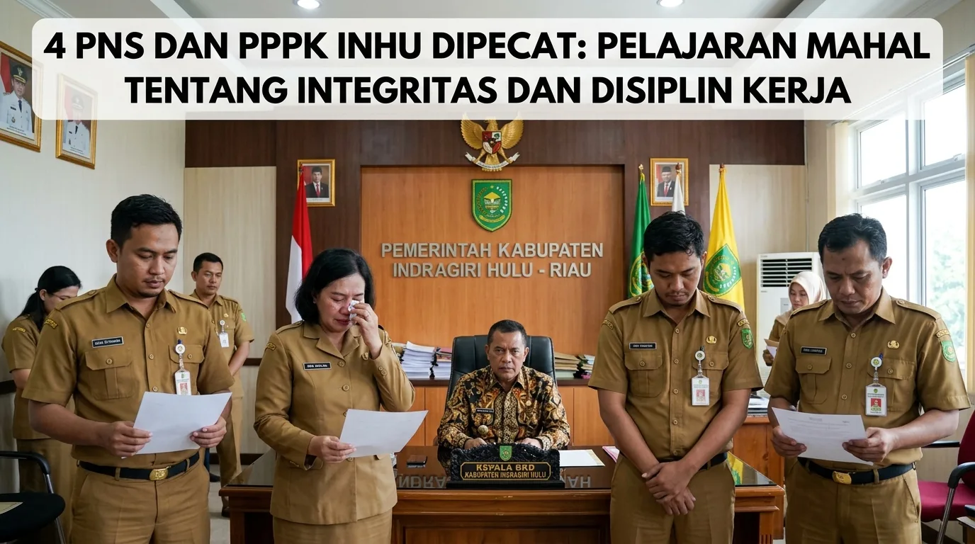 4 ASN dan PPPK di Inhu Dipecat: Pelajaran Mahal Soal Integritas dan Disiplin Kerja