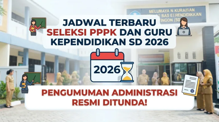 Jadwal Seleksi PPPK Guru dan Tendik Sekolah Rakyat 2026 Terbaru: Pengumuman Administrasi Resmi Ditunda! Jadwal Seleksi PPPK Guru dan Tendik Sekolah Rakyat 2026 Terbaru: Pengumuman Administrasi Resmi Ditunda!