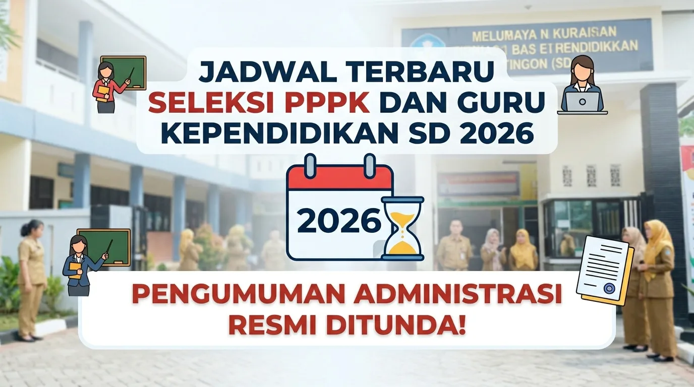 Jadwal Seleksi PPPK Guru dan Tendik Sekolah Rakyat 2026 Terbaru: Pengumuman Administrasi Resmi Ditunda!