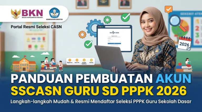 PPPK Guru Sekolah Rakyat 2026: Panduan Bikin Akun SSCASN PPPK Guru Sekolah Rakyat 2026: Panduan Bikin Akun SSCASN