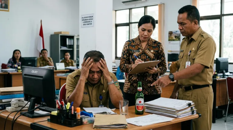 Nekat Pesta Miras di Kantor Saat Sidak Bupati, PPPK Kupang Kena Denda Rp 3 Juta: Sebuah Pelajaran Mahal Nekat Pesta Miras di Kantor Saat Sidak Bupati, PPPK Kupang Kena Denda Rp 3 Juta: Sebuah Pelajaran Mahal