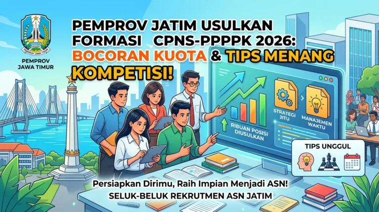Pemprov Jatim Usulkan Ribuan Formasi CPNS-PPPK 2026: Bocoran Kuota dan Tips Curangi Persaingan!