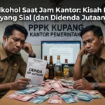 Pesta Miras Saat Jam Kantor: Cerita Dua PPPK Kupang yang Kena Apes (dan Denda Sejuta)